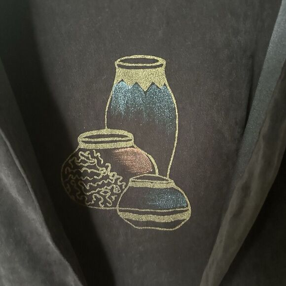 2 Piece Bali Apparel Open-Front Duster and a Sleeveless Maxi Dress. Loungewear - Picture 3 of 12